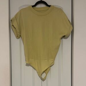 Lululemon Athletica Yellow Bodysuit